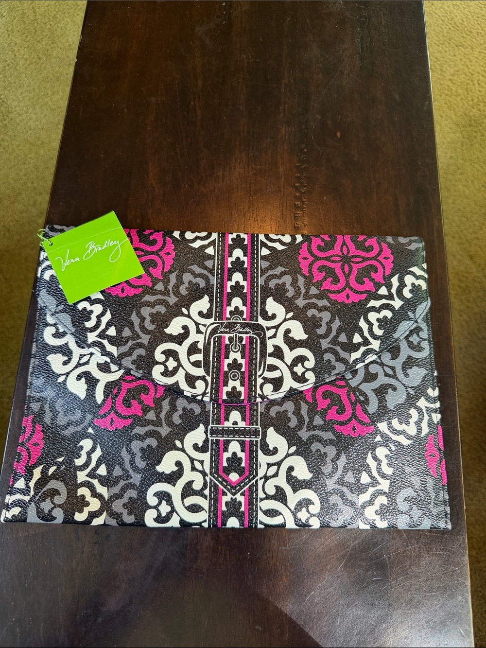 Vera Bradley Cranberry Magenta Envelope Clutch